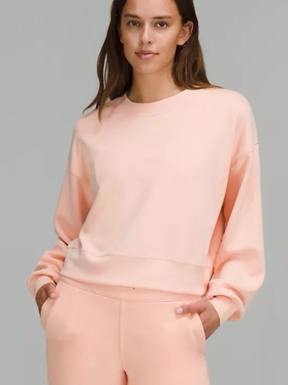 Lululemon Softstream Peach sweatshirt 8